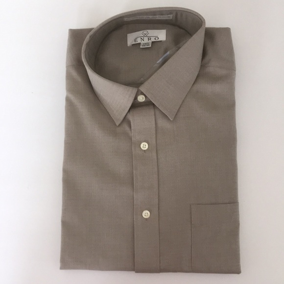 Enron Shirt Beige 17.5 34/35
